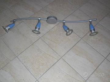 Lampadario faretti led orientabili