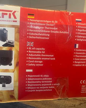 Friggitrice elettrica acciaio Made in germany