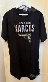 T-shirt con stampa e borchie - Narcos