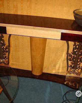 1850 Consolle  foglia oro Arch.Osvaldo Borsani