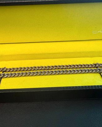 Bracciale diamnti brown e diamanti Grey