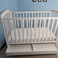 Lettino Giordani mod. Alice (bianco)