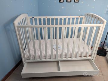 Lettino Giordani mod. Alice (bianco)