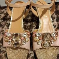 Sandali con brillantini