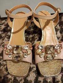 Sandali con brillantini