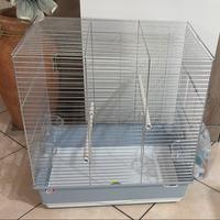 Gabbia grande/accessoriata papaggall ecc- nuova
