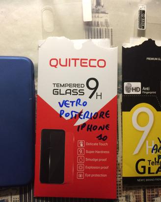 Pellicole vetro temperato Apple Iphone X