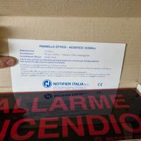 Pannello antincendio Ottico/Acustico Notifier
