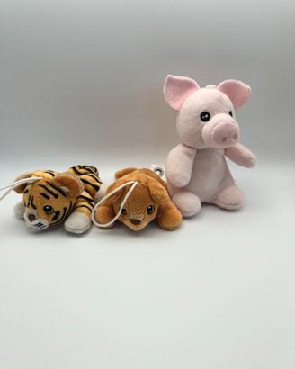 Set peluche portachiavi Kucciolotti Family