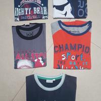 5 maglie 7-8 anni blocco 