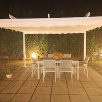 Gazebo nuovo 4per4 in alluminio bianco !