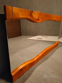 specchio in legno