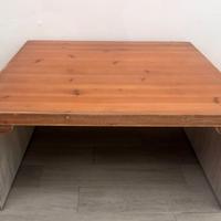 Tavolino basso divano o angolare in legno
