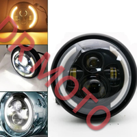 Faro grande 7,5 pollici 190 mm anteriore led tondo