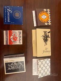 Lotto matchbook vintage internazionali