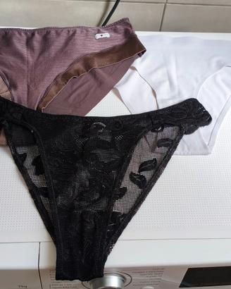slip mutandine mutande tg L nuove n. 3 paia