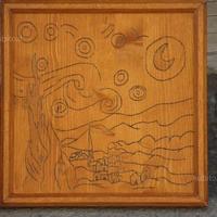 Quadretto in legno Notte Stellata