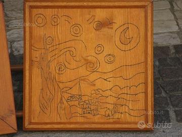 Quadretto in legno Notte Stellata