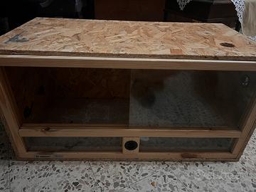 Terrario geco leopardino 80x40x40