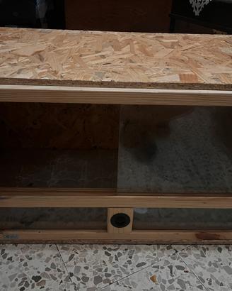 Terrario geco leopardino 80x40x40