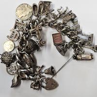Bracciale vintage in argento sterling