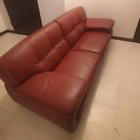 Divani in pelle rossa chateau d'ax 240 cm