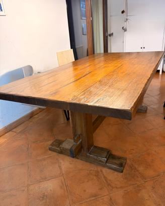 Tavolo legno massello artigianato