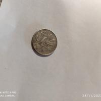 1 moneta da 2 lire 1957