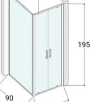 Box doccia 70x90 nuovo imballato