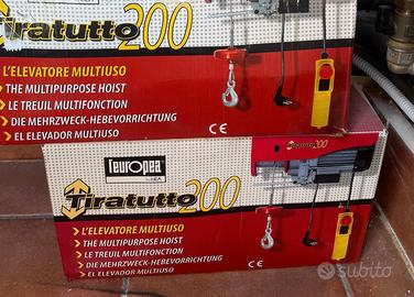 Tiratutto 200 Paranco Montacarichi elettrico 700 W
