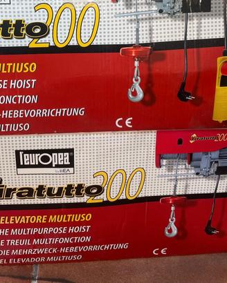 Tiratutto 200 Paranco Montacarichi elettrico 700 W