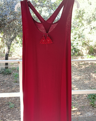 Set vestito per il mare con Orecchini uncinetto