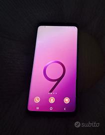 Samsung S9 plus + caricabatterie + cover