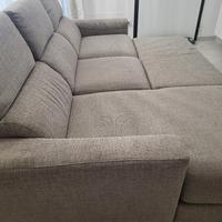 Divano Poltrone Sofà 3 posti con ChaiseLongue