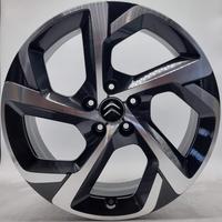 4 cerchi lega 5 c aircross 3008 5008 r18 lt3616