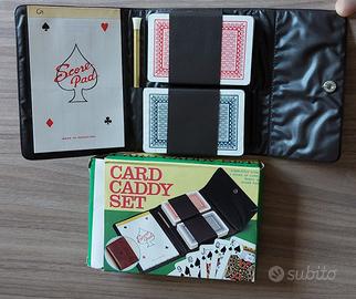 Card Caddy Set vintage completo 2 mazzi sigillati