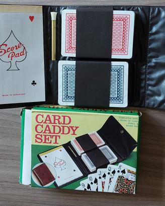 Card Caddy Set vintage completo 2 mazzi sigillati