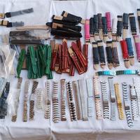 Cinturini orologio 100pz acciaio e pelle