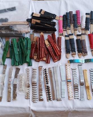 Cinturini orologio 100pz acciaio e pelle