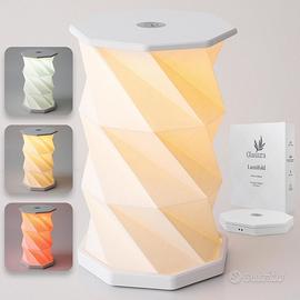 Lampada LED Bianca Pieghevole 3 colori dimmerabile