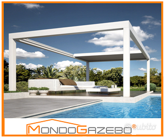 Pergola Bioclimatica gazebo motore apribile led