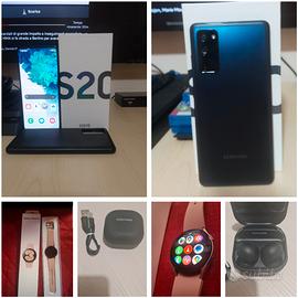 samsung s20+ smart watch 4 + irpods samsung
