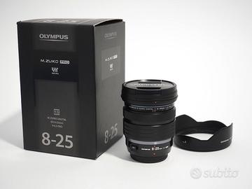 Olympus 8-25mm 4.0 Pro + Nikon filtro NC 72mm