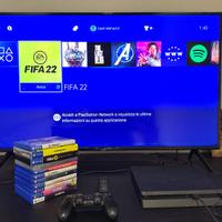 PS4 Slim 500GB + 10 giochi con scatola originale