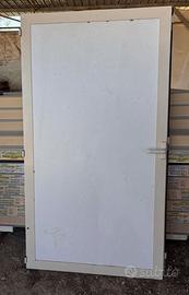 Porta in alluminio con telaio