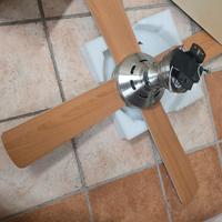 ventilatore da soffitto con luce e telecomando 
