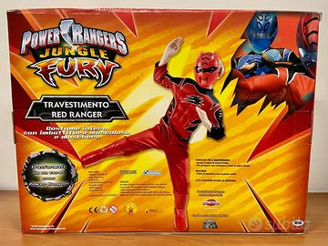 Costume di carnevale BAMBINO POWER RANGER 8/9anni