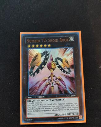 Carta Yu Gi Oh! Number 72: Shogi Rook YZ05-EN001