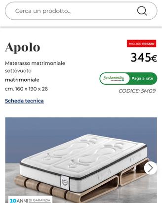 Materasso Apolo