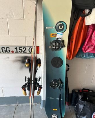 Tavola da snobord piu sci rossignol